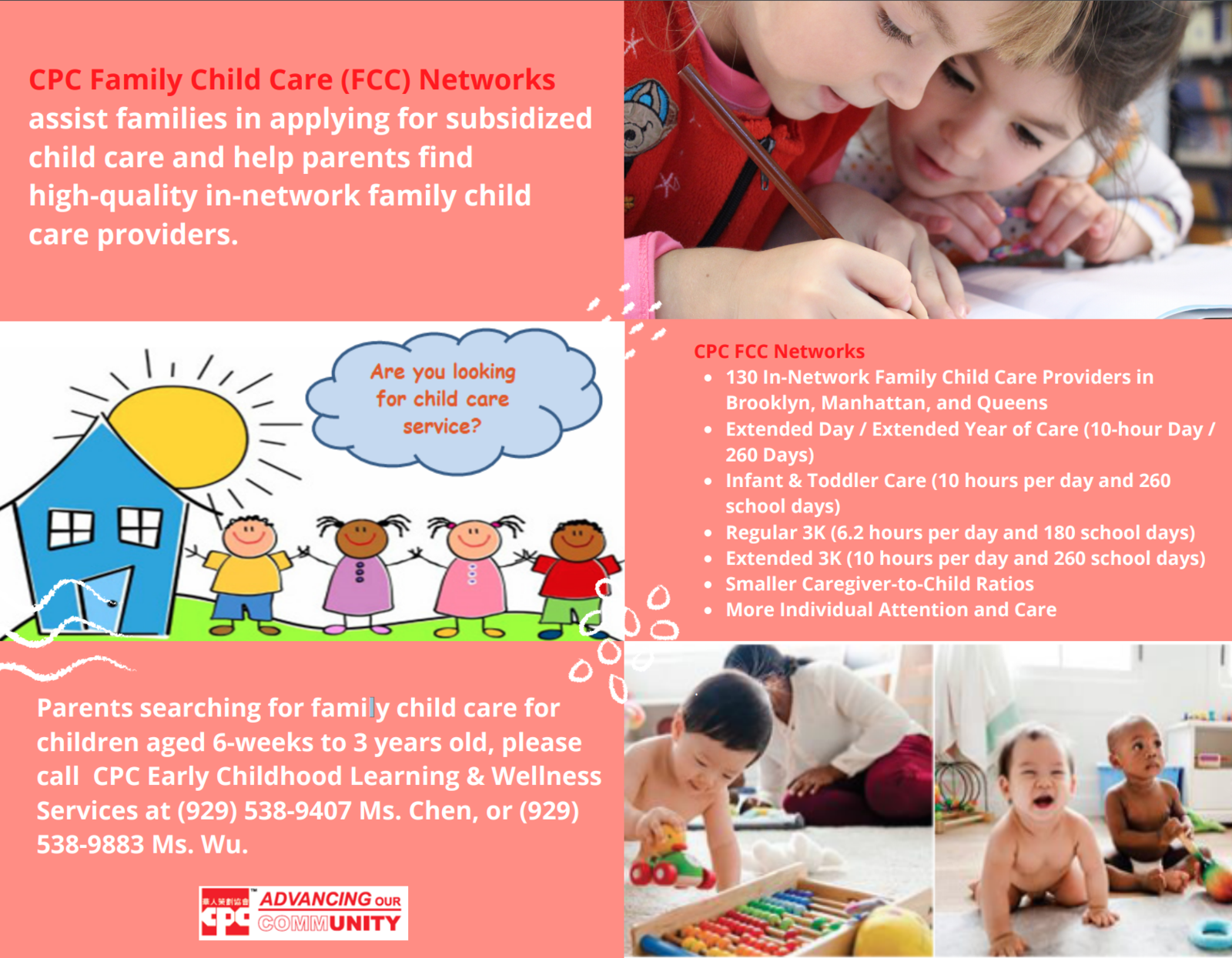 Family Child Care Network Flyer in English