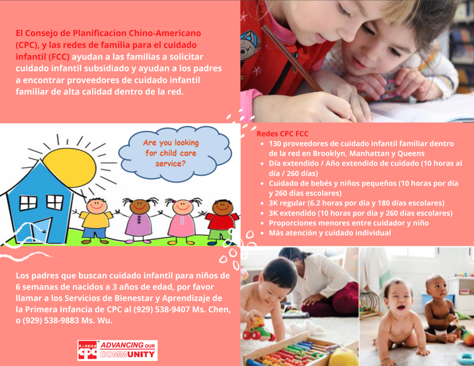 Family Child Care Network Flyer in Spanish