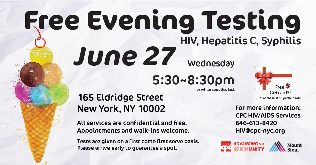 National HIV Testing Day 全國愛滋病檢測日 
