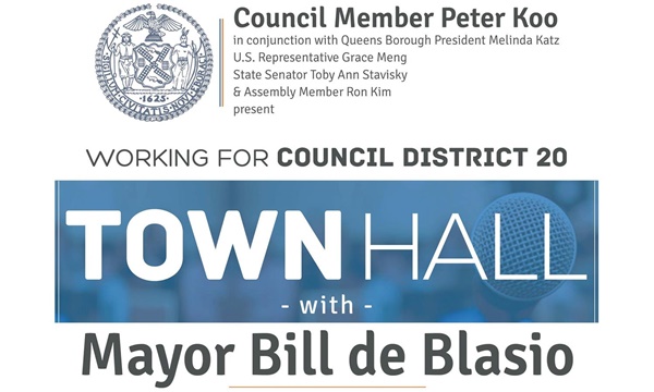 Town Hall with Mayor deBlasio - District 20