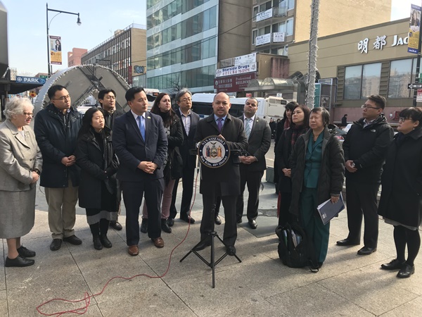 W.Ho speaking at R.Kim Press Conference for 2020 Census