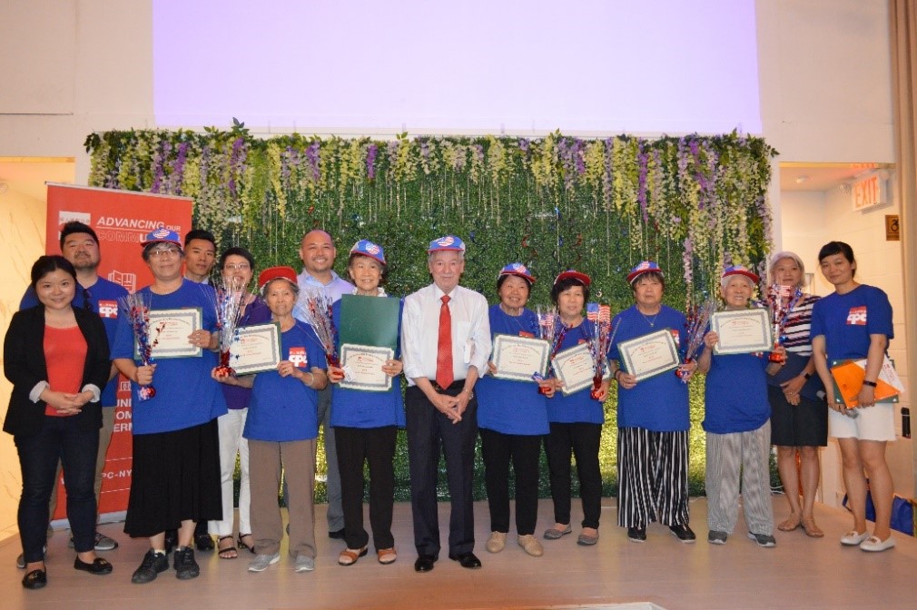 Brooklyn Seniors Participate in Flag Drawing Contest