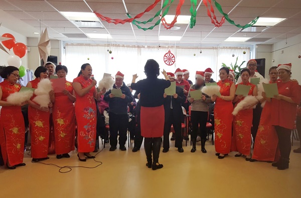 Chorus at CPC Queens Special Needs Holiday Party 2017