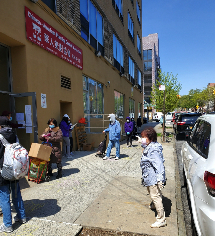 Food Pickup at CPC Brooklyn Community Services April 25