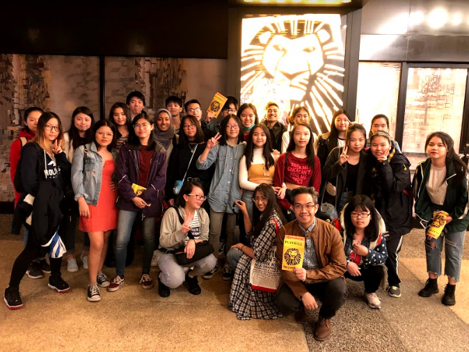 Learn.Dream.Advocate.Lead) at the High School for Dual Language and Asian Studies went to see the Lion King on Broadway over Spring Break