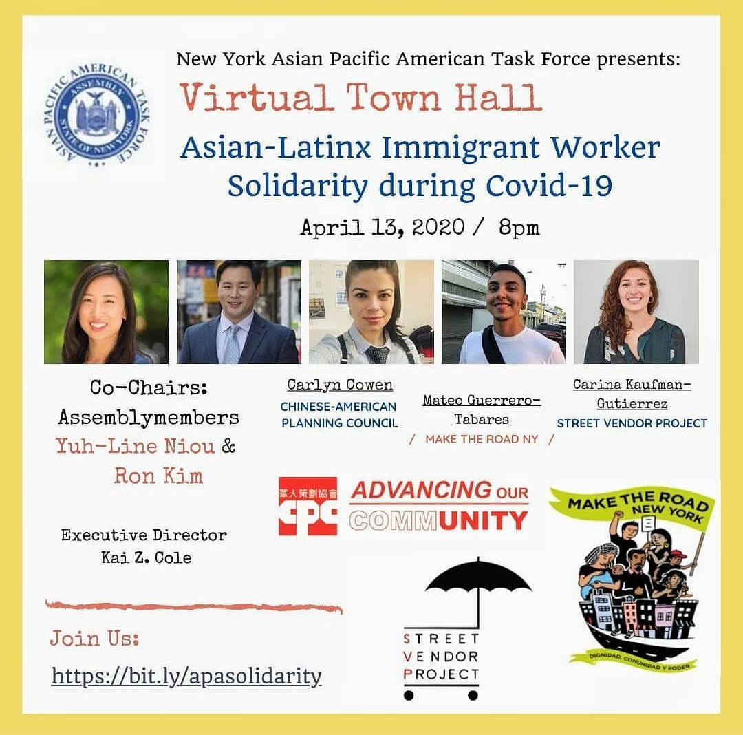 CPC's Chief Policy and Public Affairs Officer, Carlyn Cowen, spoke on Asian-Latinx immigrant worker solidarity