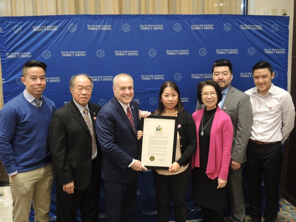 CPC Director Honored at NY State Comptroller Lunar New Year Celebration