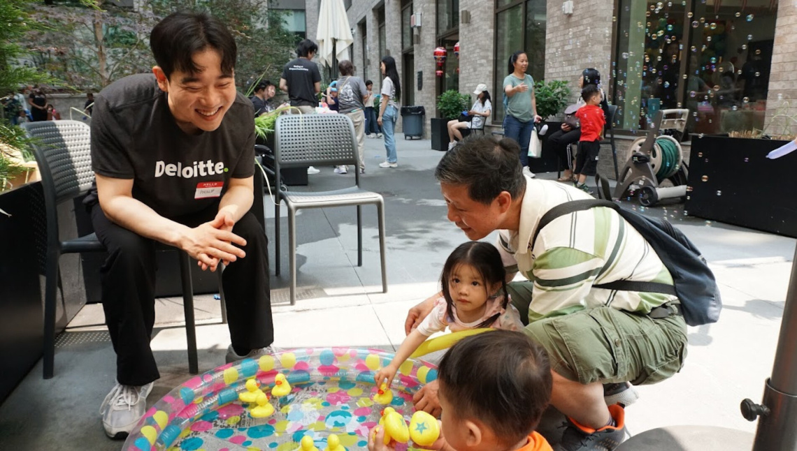 kids playing under supervision