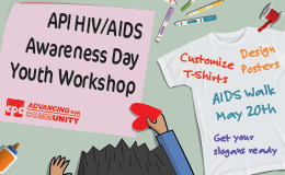 API HIV/AIDS Awareness Day Youth Workshop 亞太裔愛滋認知日青少年活動
