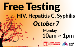  Free HIV and STDs Testing 愛滋及性病免費檢測