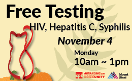 Free HIV and STDs Testing 愛滋及性病免費檢測