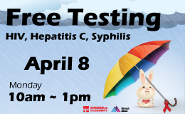 Free HIV and STDs Testing 愛滋及性病免費檢測