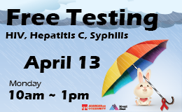 Free HIV and STDs Testing 愛滋及性病免費檢測