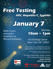 Free HIV and STDs Testing 愛滋及性病免費檢測