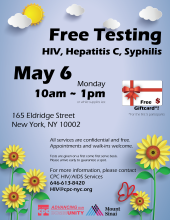 Free HIV and STDs Testing 愛滋及性病免費檢測