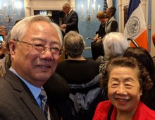 Nan Shan Senior Center Director and Mrs. Lo