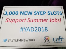 Banner, 3000 summer jobs