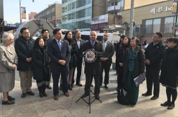 W.Ho speaking at R.Kim Press Conference for 2020 Census