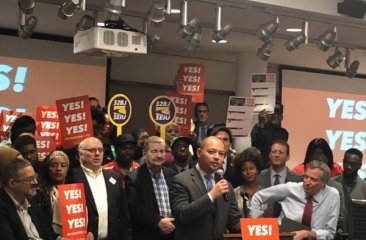 2018-11-01 Get Out to Vote Rally with 32BJ