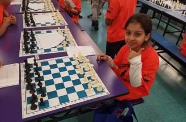 Azqa in Chess Tournament area