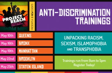 Project Reach - May 2017 Anti-Discrimination Trainings In All Five Boroughs!