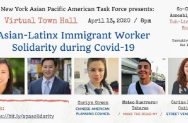 CPC's Chief Policy and Public Affairs Officer, Carlyn Cowen, spoke on Asian-Latinx immigrant worker solidarity