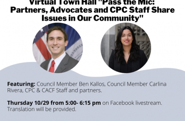 Virtual Town Hall- Pass the Mic - Event Flyer