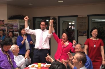 CPC Hosts a Cook-Off between NYS Senator Daniel Squadron & NYC Councilmember Margaret Chin at NY Chinatown Senior Center