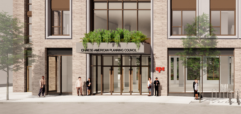 Front of CPC one building entrance